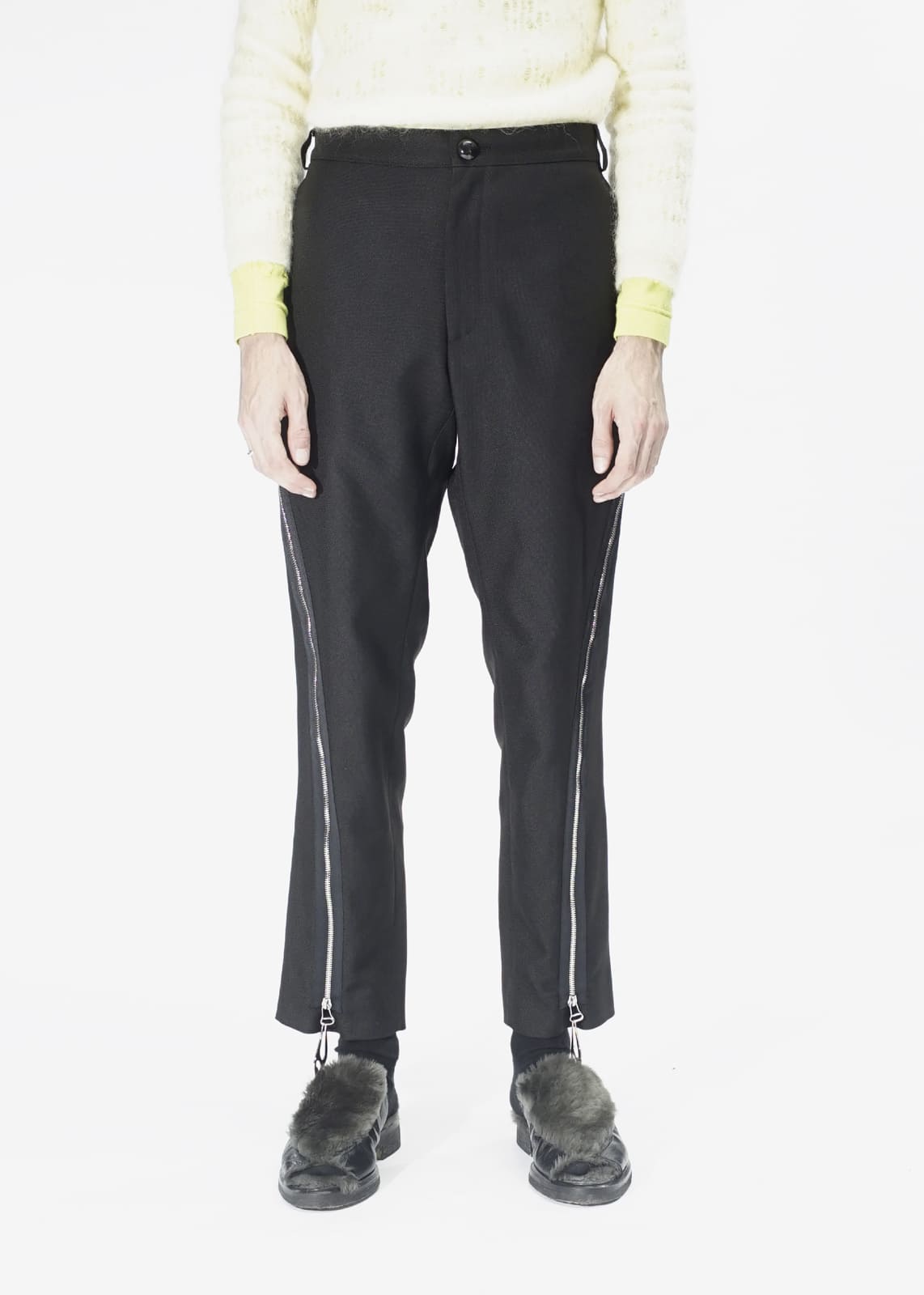 namacheko trousers ジップスラックス-