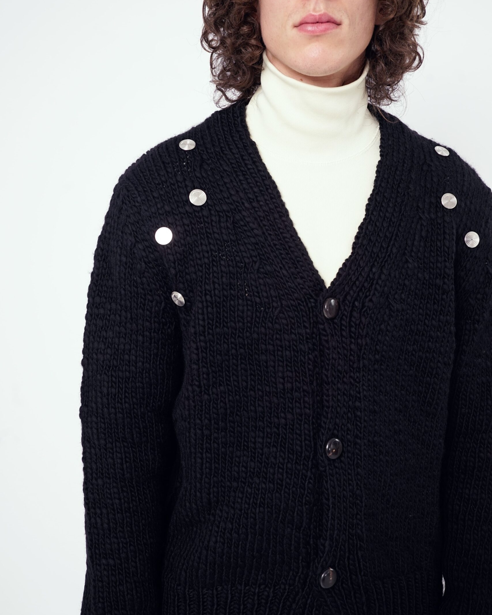 namacheko klaus mahair cardigan カーディガン-