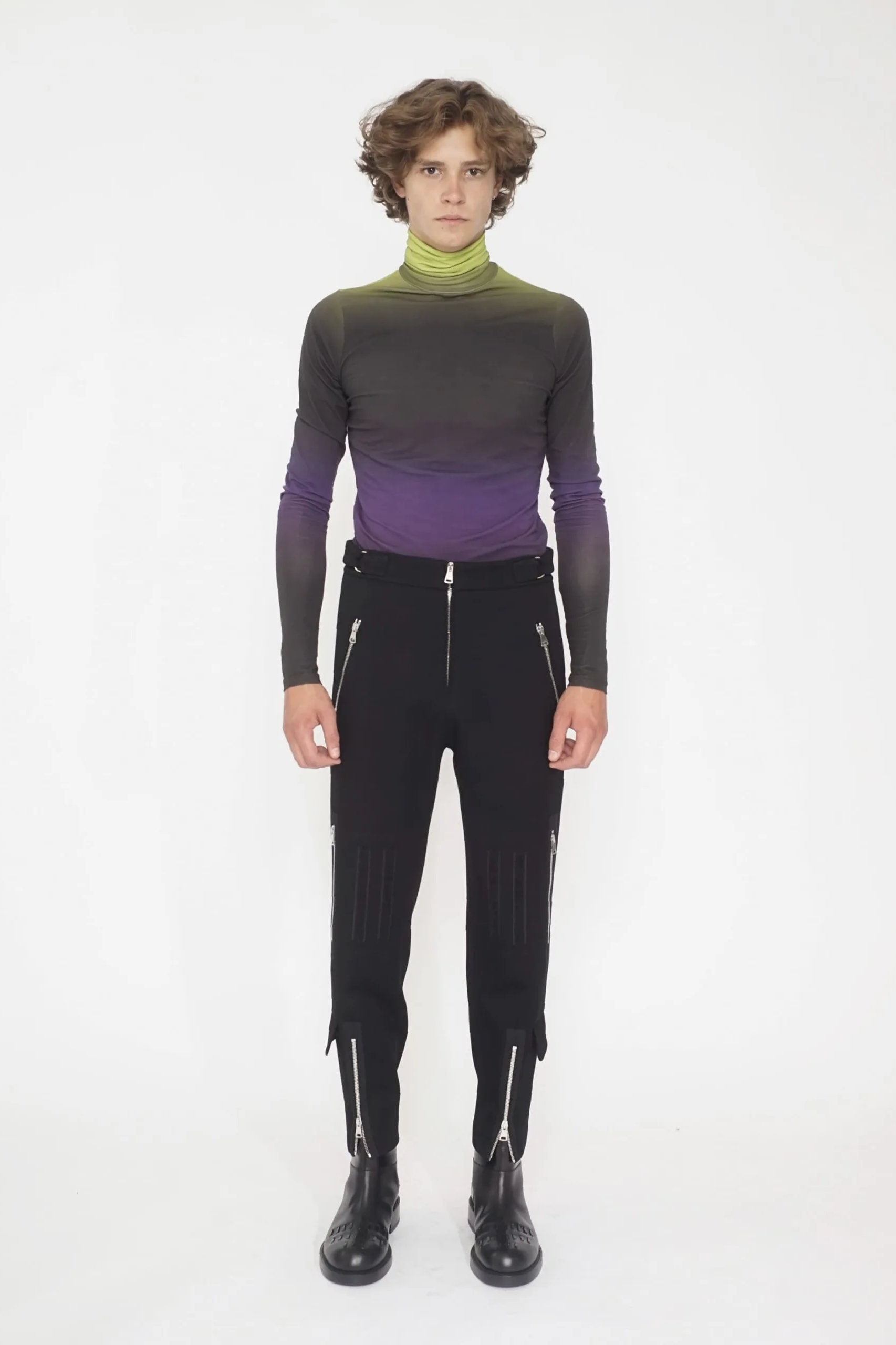 Namacheko AW23 Black Grenlay Biker Trouser