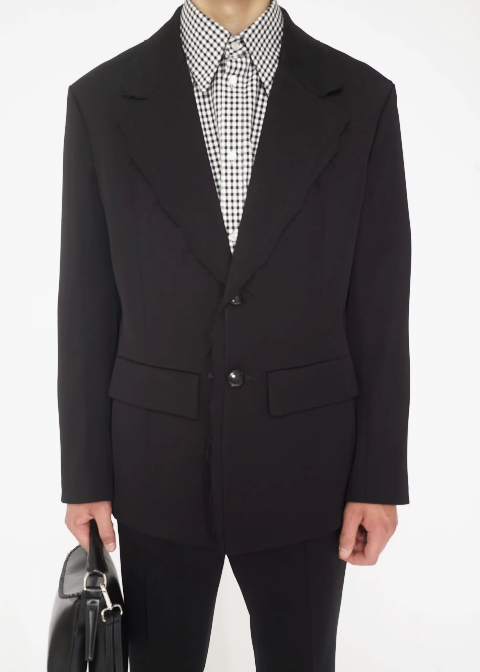 Namacheko AW23 Black Beche Tailored Suit Jacket