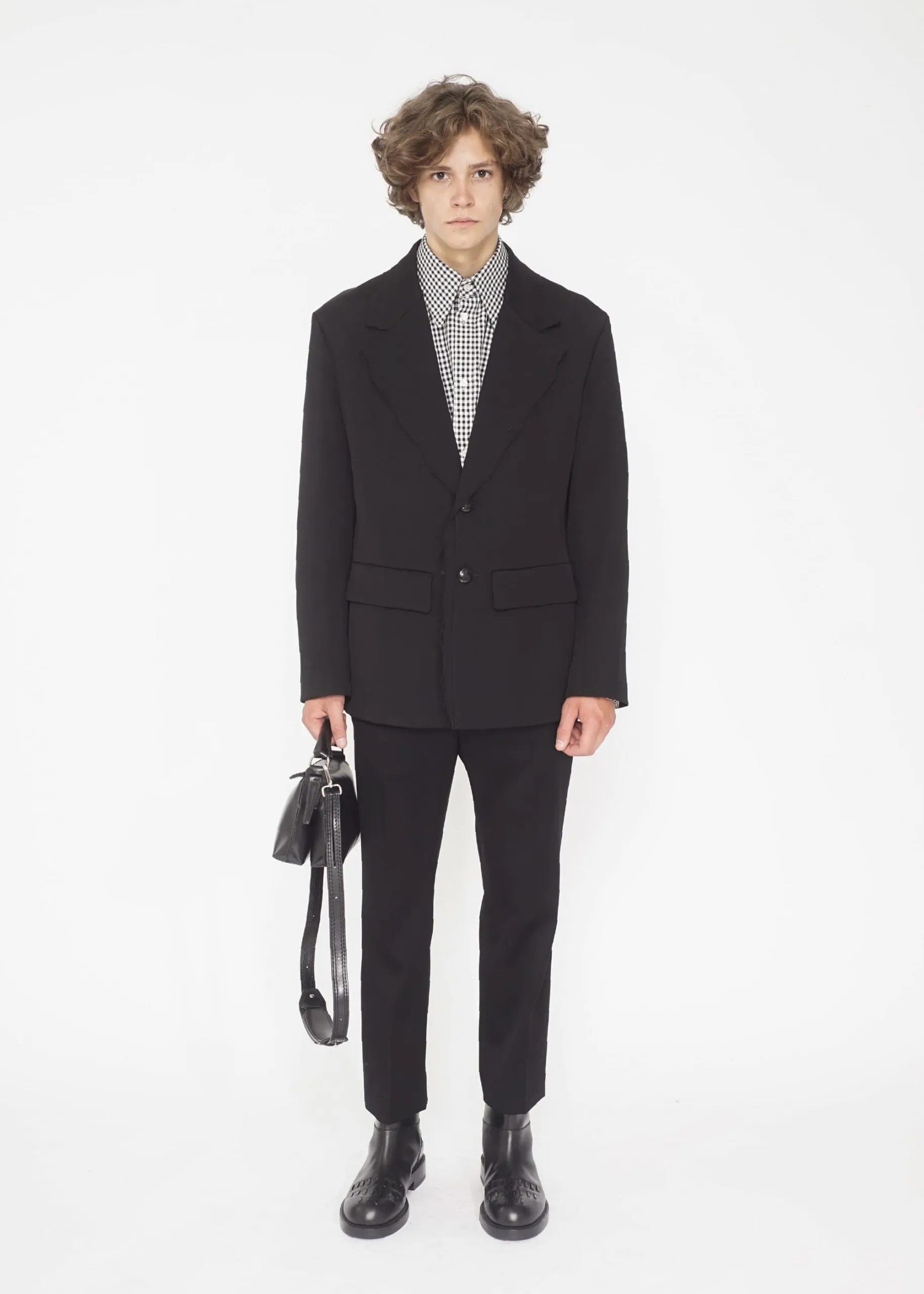 Namacheko AW23 Black Beche Tailored Suit Jacket