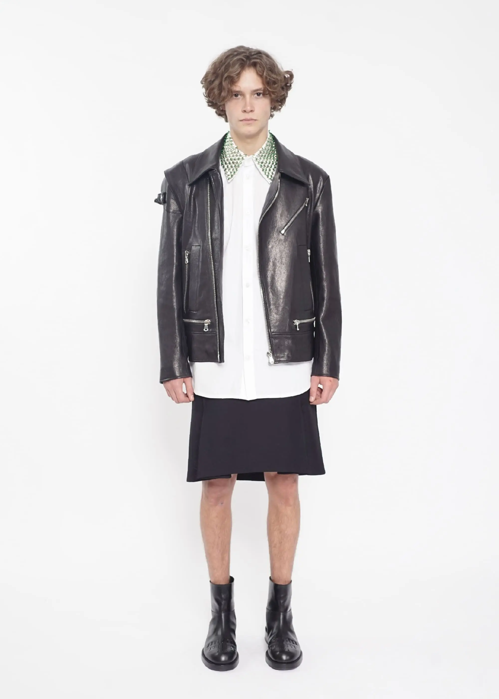 Namacheko tailored biker jacket 21aw - ジャケット/アウター