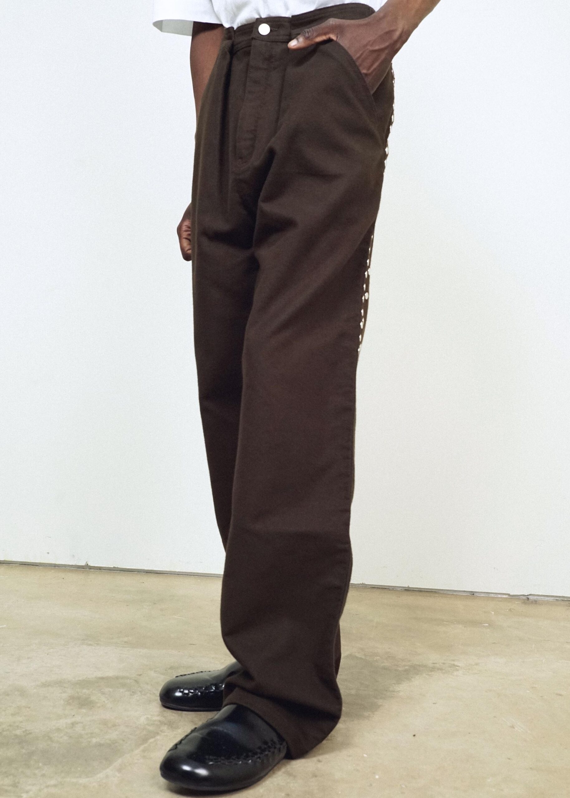美品✨NAMACHEKO KEAN TROUSER スタッズ トラウザー パンツ Kean Trouser – NAMACHEKO